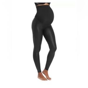 Spanx | Mama Maternity Faux Leather Leggings Med